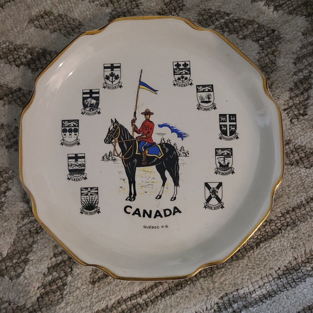 vintage commemorative collector plate from Canada.
